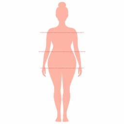 Apple body type silhouette