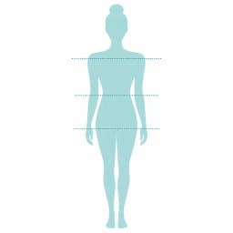 Inverted Triangle body type silhouette