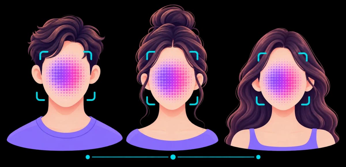 Photo of a group with multiple faces automatically detected and blurred