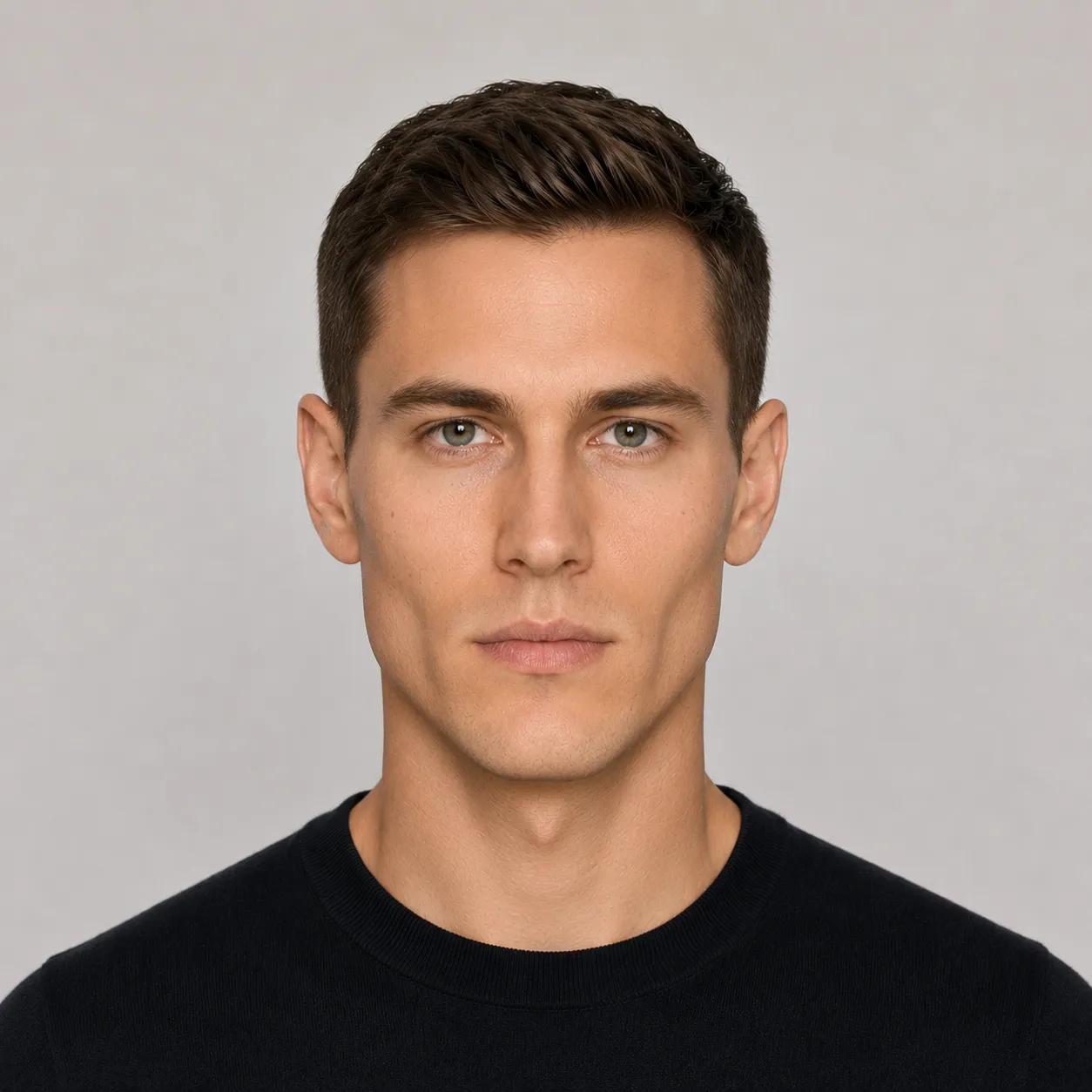 Diamond male face shape example